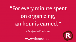 Spullen organiseren=uren verdienen